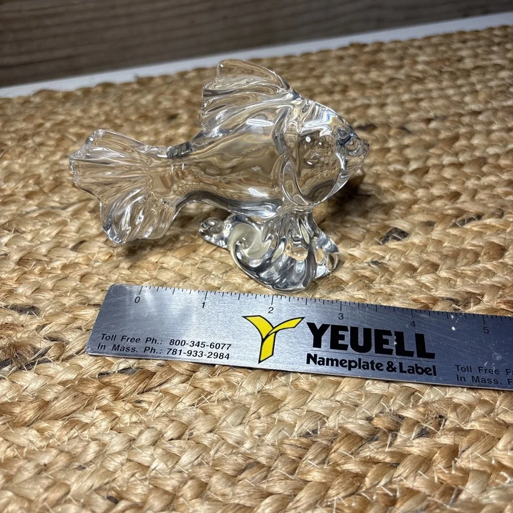 Princess House Pets 24% Lead Crystal Goldfish Figurine Germany